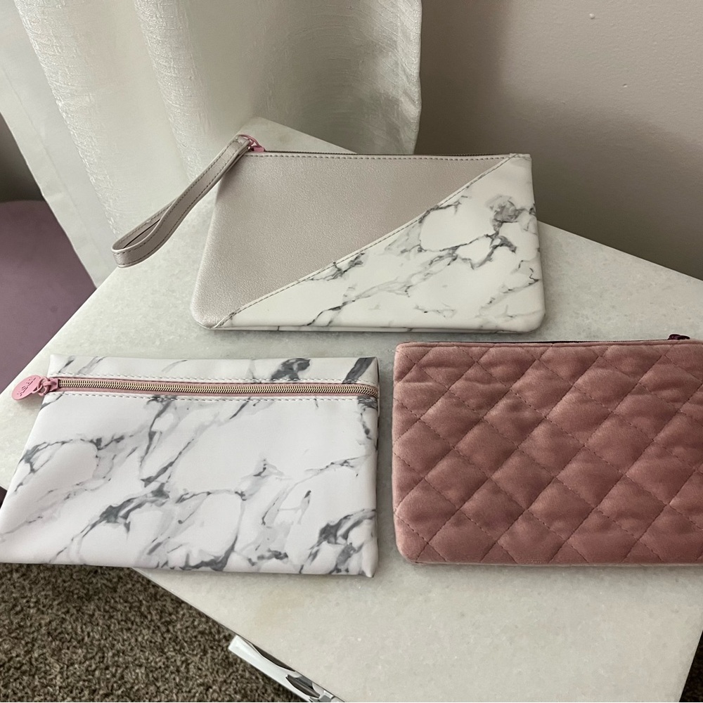 NWOT! Lot of 3 Makeup Bags (Ipsy)